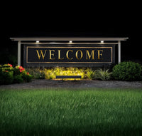 LED Sign Light - 4 Foot - 120 Watts - 3000K Soft Light - 120-277V - Black Finish
