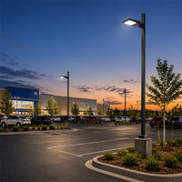 LED Parking Lot Area Light - Watt Selectable - 60/90/120/140W - Color Selectable 30K/40K/50K - 23000 Max Lumens - Yoke Mount