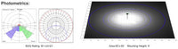 Indirect LED Post Lights - Modern Commercial Pole Light With Integrated LED - Different Finishes Available