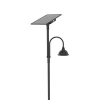 Designer Bell LED Single Head Solar Post Top - 16 Inch Diameter - 50 Watt - 8000 Lumens - Color Temperature Selectable 30K/40K/50K - 3 Inch Tennon Adaptor - Bronze Finish