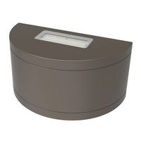 LED Full Cut Off Wall Pack - 10% Up 90% Down Light - Watt Selectable 80W/64W/48W - 11600 Max Lumens -Color Selectable 30K/40K/50K - 120-277V - Bronze Finish - With Photocell
