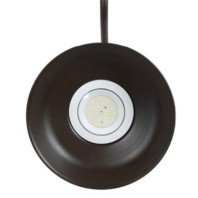 LED Outdoor Gooseneck Wall Lights - Large 40 Watts - 4800 Lumens - Color Selectable 30K/40K/50K - 120-277V - Integrated Photocell - Bronze Finish
