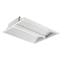 Edge-Lit Wing LED Troffer - Multiwatt 24W/36W - Max 4100 Lumens - 2X2 Foot - Color Tunable 30/35/40/50K - Aperture Optics - Standard Drop Ceiling Mount - 120-277V