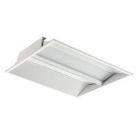 Edge-Lit Wing LED Troffer - Multiwatt 24W/36W - Max 4100 Lumens - 2X2 Foot - Color Tunable 30/35/40/50K - Aperture Optics - Standard Drop Ceiling Mount - 120-277V