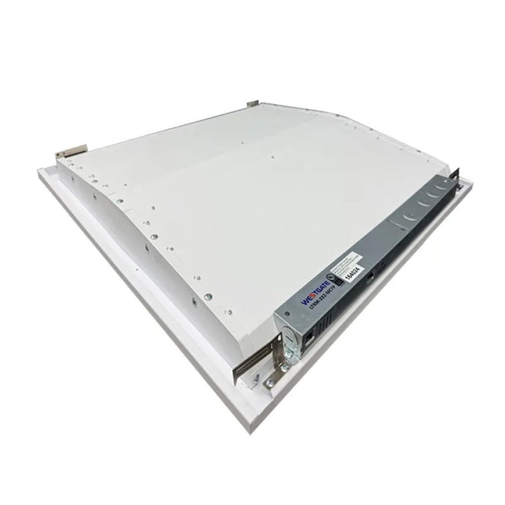 Edge-Lit Wing LED Troffer - Multiwatt 42W/50W - Max 5700 Lumens - 2X4 Foot - Color Tunable 30/35/40/50K - Aperture Optics - Standard Drop Ceiling Mount - 120-277V