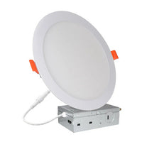 8 Inch Edge Lit Recessed LED Downlight - 18 Watt- 1350 Lumens - Color Selectable 27K/30K/35K/40K/50K - 120V - Dimmable - Recessed Can Not Required