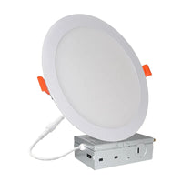 8 Inch Edge Lit Recessed LED Downlight - 18 Watt- 1350 Lumens - Color Selectable 27K/30K/35K/40K/50K - 120V - Dimmable - Recessed Can Not Required