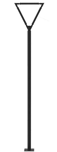 LED Tree Of Light - Double Arm 3 Light Configuration - 75 Watt 3975 Lumens - 120-277V - Color Temperature Selectable 30K/40K/50K - Black Finish