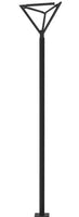 LED Tree Of Light - Triple Arm 3 Light Configuration - 75 Watt 3975 Lumens - 120-277V - Color Temperature Selectable 30K/40K/50K - Black Finish