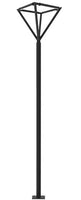 LED Tree Of Light - Quadruple Arm 4 Light Configuration - 100 Watt 12500 Lumens - 120-277V - Color Temperature Selectable 30K/40K/50K - Black Finish