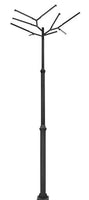 LED Tree Of Light - 9 Light Configuration - 225 Watt 28125 Lumens - 120-277V - Color Temperature Selectable 30K/40K/50K - Black Finish