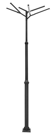 LED Tree Of Light - 6 Light Configuration - 150 Watt 18750 Lumens - 120-277V - Color Temperature Selectable 30K/40K/50K - Black Finish