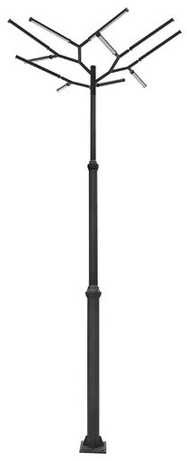 LED Tree Of Light - 11 Light Configuration - 275 Watt 34375 Lumens - 120-277V - Color Temperature Selectable 30K/40K/50K - Black Finish