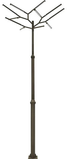 LED Tree Of Light - 11 Light Configuration - 275 Watt 34375 Lumens - 120-277V - Color Temperature Selectable 30K/40K/50K - Bronze Finish
