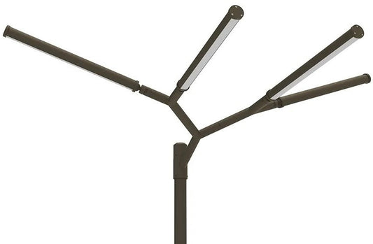 LED Tree Of Light - 4 Light Configuration - 100 Watt 12500 Lumens - 120-277V - Color Temperature Selectable 30K/40K/50K - Bronze Finish