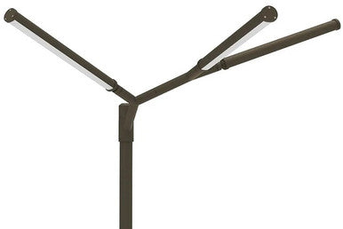 LED Tree Of Light - 3 Light Configuration - 75 Watt 3975 Lumens - 120-277V - Color Temperature Selectable 30K/40K/50K - Bronze Finish