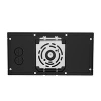 LED Full Cut Off Wall Pack - 10% Up 90% Down Light - Watt Selectable 40W/32W/24W - 5800 Max Lumens -Color Selectable 30K/40K/50K - 120-277V - Black Finish - With Photocell