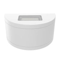 LED Full Cut Off Wall Pack - 10% Up 90% Down Light - Watt Selectable 80W/64W/48W - 11600 Max Lumens -Color Selectable 30K/40K/50K - 120-277V - Silver Finish - With Photocell