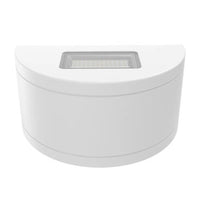 LED Full Cut Off Wall Pack - 10% Up 90% Down Light - Watt Selectable 80W/64W/48W - 11600 Max Lumens -Color Selectable 30K/40K/50K - 120-277V - White Finish - With Photocell