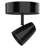 Trac-Lites Economy Cone LED Fixture, Generation 2, 3000K, 90 Cri, Phase Dimmable, Flood, Black