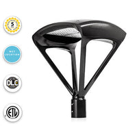 LED Modern Pole Light - 150 Watt - 19500 Lumens - 5000K Daylight - 120-277V - Bronze - Fits Up to 2.5 Inch Pole Top
