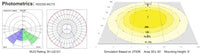 6 Inch LED Recessed Downlight With Smooth Trim- 10 Watt - 1000 Lumens -  Color Selectable 27K/30K/40K/50/65K - 120V - Recessed Can Required - Dimmable