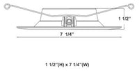 6 Inch Recessed Can Retrofit - 13 Watt - 950 Lumens - Color Selectable 27K/30K/35K/40K/50K - 120V - Recessed Can Required - Dimmable