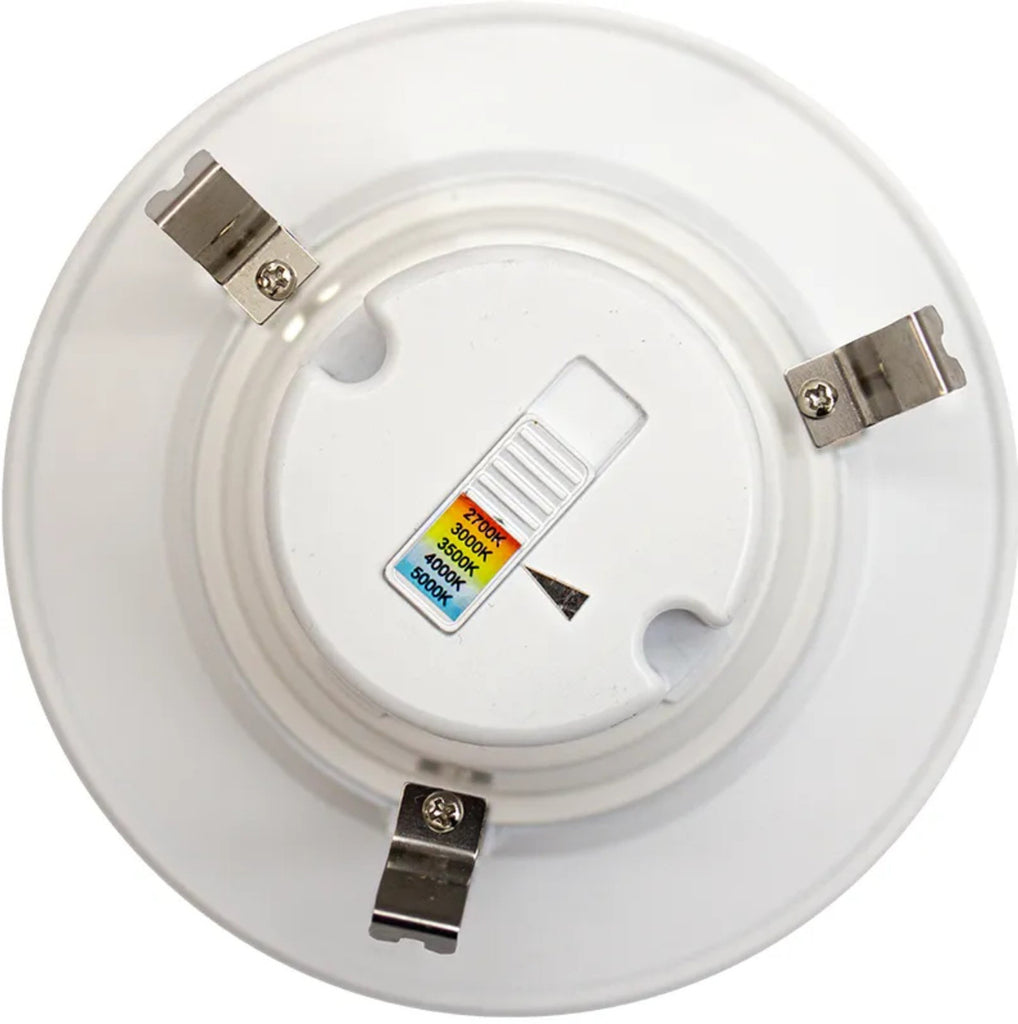 2 Inch Recessed Can Retrofit - 7 Watts - 600 Lumens - Color Selectable 27K/30K/35K/40K/50K - 120V - Smooth Trim - Recessed Can Required - Dimmable