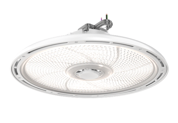 Lithonia REBL ALO28 UVOLT SWW9 80CRI DWH M2 - Led Round High Bay, Switchable Lumens- 35000Lm, 45000Lm, 55000Lm, 120-347V, Switchable Cct- 4000K And 5000K, 80 Color Rendering Index, White, Master Pack Of 2