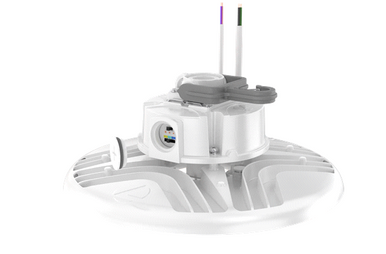 LED Round High Bay, Switchable Lumens- 12000Lm, 15000Lm And 18000Lm, 277V-480V, Switchable Cct- 3500K, 4000K And 5000K, 80 Color Rendering Index, White,