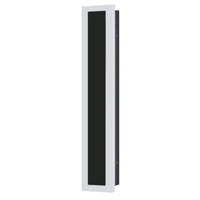 Decorative Edge Lit LED Wall Sconce - 24in.X5-7/8in. - 24 Watt - Max Lumens 2001 - Color Temperature Selectable 30K/40K/50K - 120-277V - Black Finish