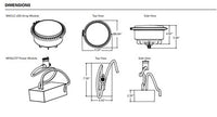 Lamp Module and Driver Retrofit Kit - M9700C, LED, Performance Package 4 - high, 4000K, Flood, Flat Lens Clear
