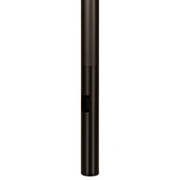 20 Foot Round Pole For Direct Burial - Steel With Bronze Finish - 4 Inch Diameter