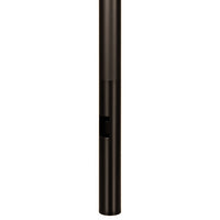 15 Foot Round Pole For Direct Burial - Steel With Bronze Finish - 4 Inch Diameter