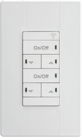 nLight PreSet Wall Control, Raise/Lower Dimming, White, Generation Two