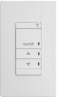 nLight Wired Aesthetic Wallpod, Raise/Lower Dimming, White, Low Temperature / High Humidity