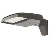 RSX Area Size 1, LED, Up to 17242 Lumens, 4000K, Type V distribution, 120-277V, Square pole mounting, Dark bronze finish,  super durable