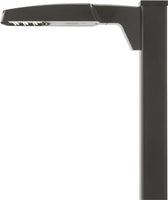 RSX LED Area Light, Size 1, 17242 Lumens, 4000K Cool White, Type V Beam, 120-277V, Square pole mounting, Nlight air gen 2 controller, Motion/ambient sensor 15-30FT- Networked, Dark bronze finish - RSX LED1 LED P4 40K R5S MVOLT SPA NLTAIR2 PIRHN DDBX