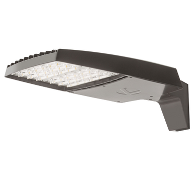Rsx Area Size 2, LED, Up To 26350 Lumens, 5000K, Ies Type Iii Asymmetric, 347-480V, House-Side Shield, Round Pole Mounting, Dark Bronze Finish, Super Durable
