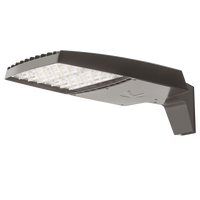 RSX Area Size 2, LED, Up to 22910 Lumens, 4000K, Type V distribution, 120-277V, Square pole mounting, Dark bronze finish,  super durable
