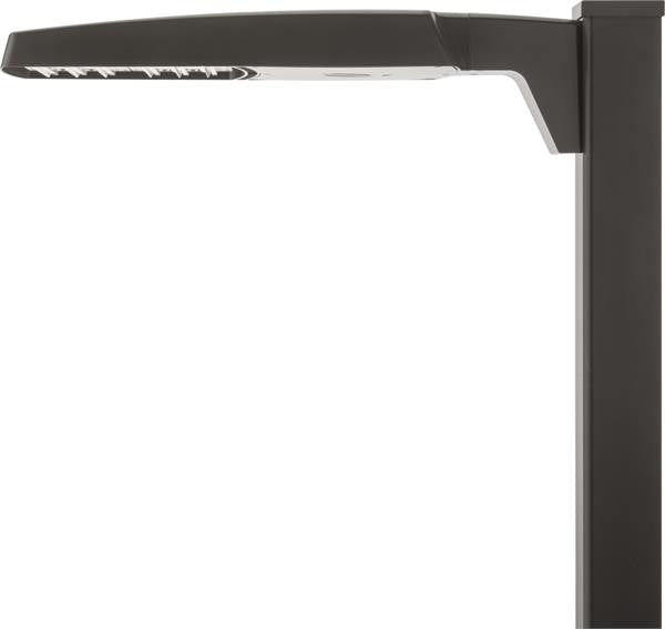 RSX LED Area Light, Size 2, 18130 Lumens, 4000K, Type V distribution, 347-480V, Square pole mounting, Dark bronze finish, super durable
