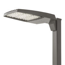 RSX Area Size 3,LED,Up to 37253 Lumens.,4000K,Type V distribution,120-277V,Round pole mounting,Field adjustable output,Dark bronze finish, super durable