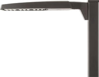 RSX LED Area Light, Size 3, 42630 Lumens, 4000K, Type V, square, 120-277V, Square pole mounting, Dark bronze finish, super durable