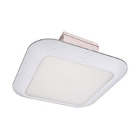 Soffit Canopy, LED, Poly High Frost Lens, 120-277V, White, Super Durable,