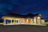 Soffit Canopy, LED, Package 1, 4000K, Poly High Frost Lens, 120-277V, White, Super Durable,