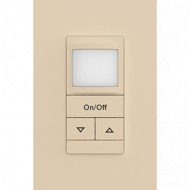 Wall Switch Sensor, Passive Dual Technology, eldoLED Driver Control, Dimming, Vacancy only, Ivory