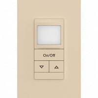 Wall Switch Sensor, Passive Dual Technology, eldoLED Driver Control, Dimming, Vacancy only, Ivory