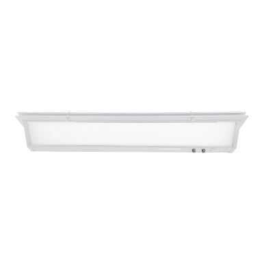 Semi Cutoff Hospital Bed Light - 3 Foot - 20W Uplight - 36W Downlight - 120-277V - Color Temperature Selectable 27K/30K/40K - White Finish