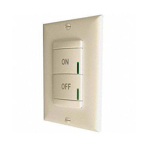 Low Voltage Push-Button Wallpod, 2-Pole, Ivory, Low Temperature / High Humidity