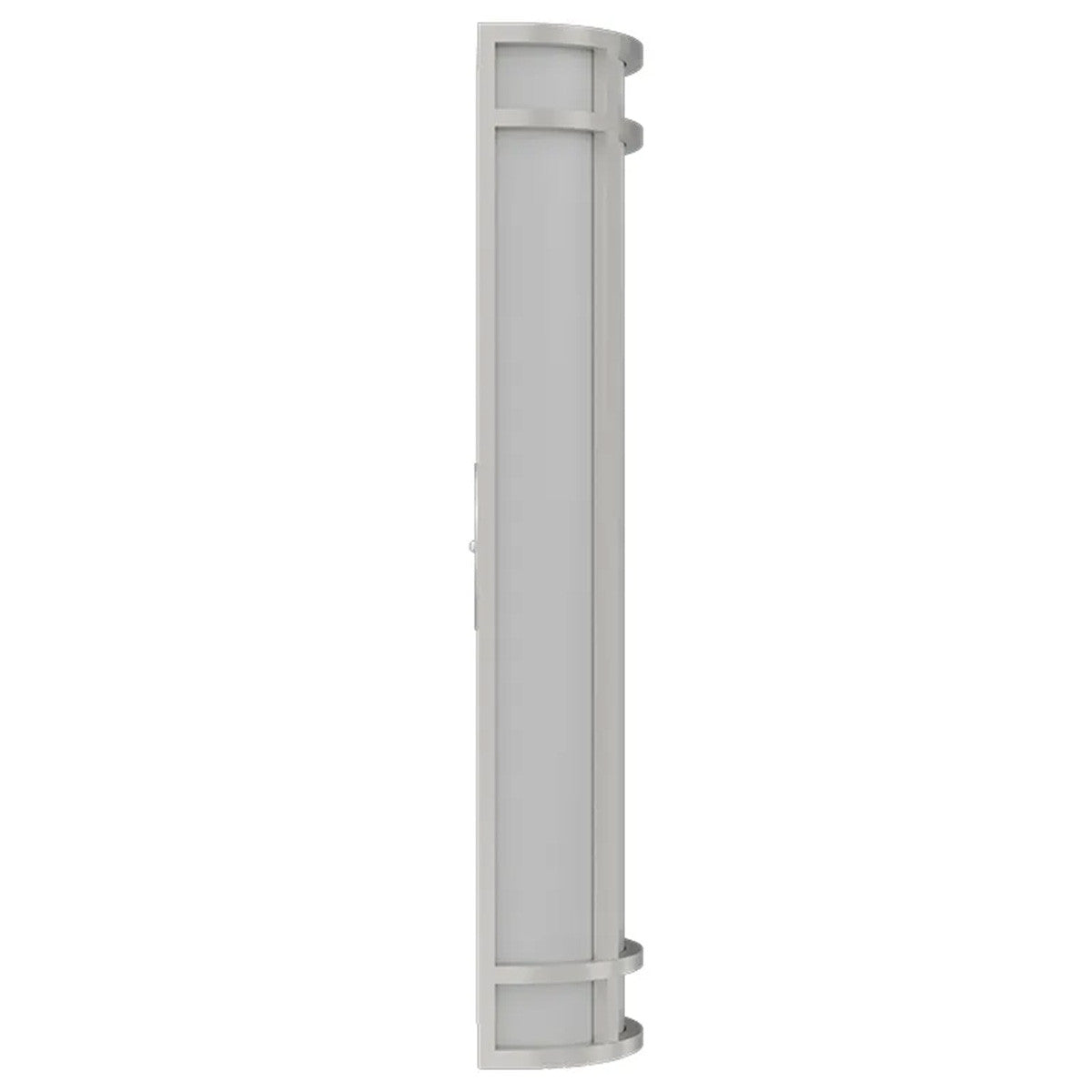LED Decorative Wall Sconce Silver Finish 25 Watt - 1,800 Lumens - 6X24 Inches - Color Tunable 30/40/50K